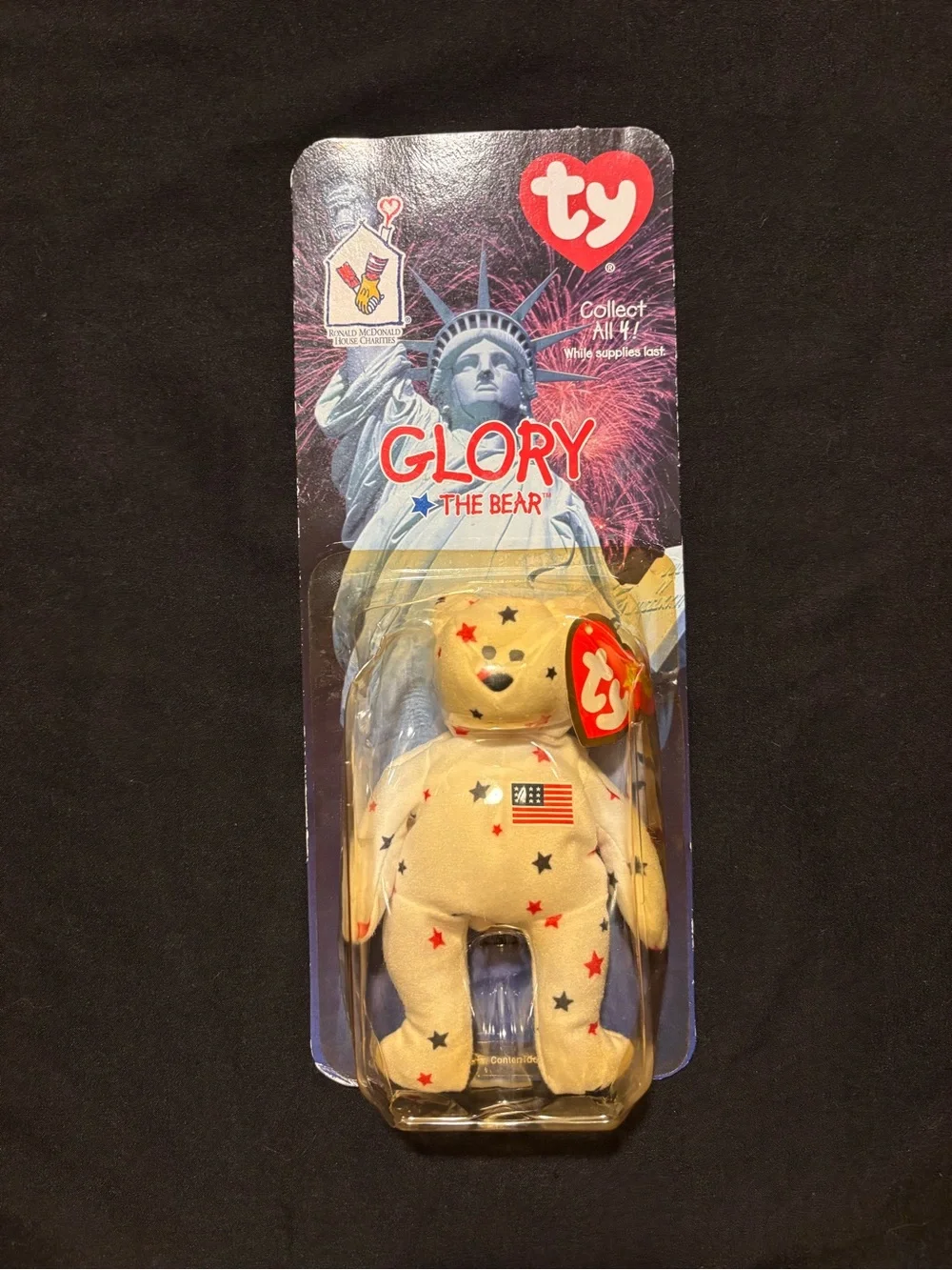 TY Beanie Baby Mcdonald’s Collectible Full Set - Erin, Maple, Glory & Britannia